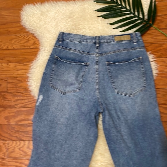 Cotton:On Wide Legged Cropped Jean/ Medium Wash Denim/ Size 10 - Picture 7 of 9